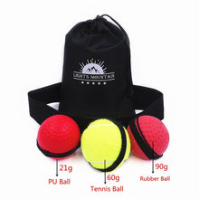 Load image into Gallery viewer, Boxing Reflex Speed Ball with Headband