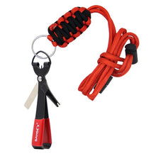Load image into Gallery viewer, SAMSFX Fishing Quick Knot Tool Fast Tie Nail Knotter Fly Tying Line Cutter Clipper Nipper w/ Zinger Retractor Tackle Accessories